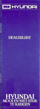 Dealerlijst van Hyundai 1984 - 1
