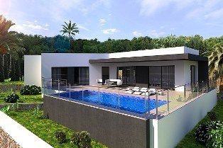 Moderne villa met zeezicht, Benitachell - 1