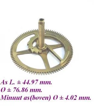 = Uurrad met trappenschijf = comtoise = 20436 - 0