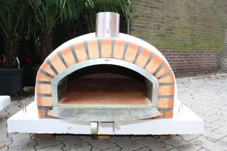 Steenoven/houtgestookte pizza-oven PISA110cm&brede deur - 2
