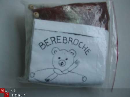 handwerkpakketje berenbroche compleet - 1