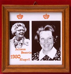 Tegel Juliana Beatrix 1980 30 april