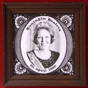 Tegel Koningin Beatrix 30 april 1980 - 1