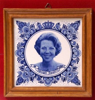 Tegel Koningin Beatrix 1980 - 1