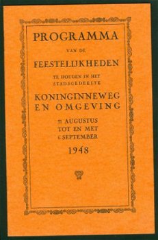 Programma Feestelijkheden Koninginneweg Amsterdam 1948 - 1