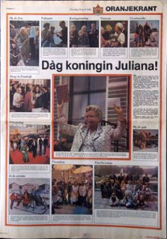 Algemeen Dagblad - inhuldiging Beatrix 1980 - 1