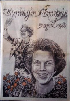 Dagblad van Enschede - inhuldiging Beatrix 1980 - 1