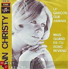 VINYLSINGLE * ANN CHRISTY  * LE GARCON QUE J'AMAIS * BELGIUM