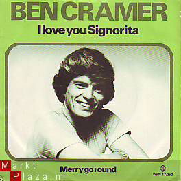 VINYLSINGLE * BEN CRAMER * I LOVE YOU SIGNORITA *PORTUGAL 7