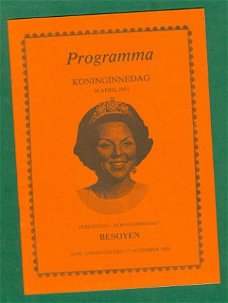 Beatrix' Koninginnedag - Programma Besoyen 1985