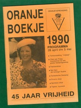 Beatrix' Koninginnedag - Programma De Bilt-Bilthoven 1990 - 1