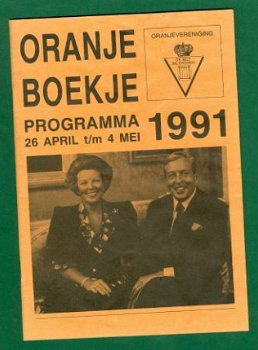 Beatrix' Koninginnedag - Programma De Bilt-Bilthoven 1991 - 1