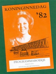 Beatrix' Koninginnedag - Programma Deventer 1982