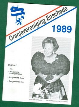 Beatrix' Koninginnedag - Programma Enschede 1989 - 1