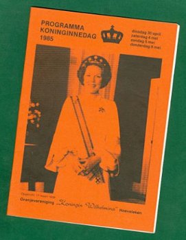 Beatrix' Koninginnedag - Programma Hoevelaken 1985 - 1