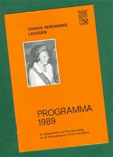 Beatrix' Koninginnedag - Programma Leusden 1989