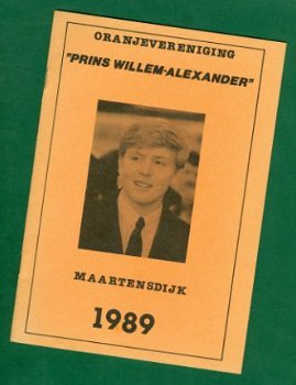 Beatrix' Koninginnedag - Programma Maartensdijk 1989 - 1