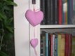 Hanger met roze hartjes - 1 - Thumbnail