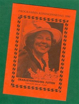 Beatrix' Koninginnedag - Programma Putten 1990 - 1