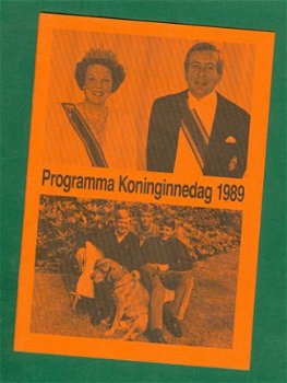 Beatrix' Koninginnedag - Programma Soest 1989 - 1