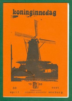 Beatrix' Koninginnedag - Programma Souburg 1988 - 1