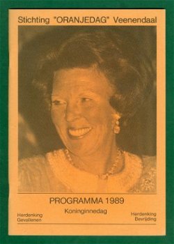 Beatrix' Koninginnedag - Programma Veenendaal 1989 - 1