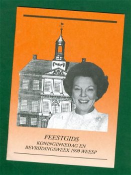 Beatrix' Koninginnedag - Programma Weesp 1990 - 1