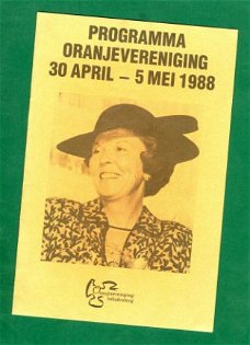 Beatrix' Koninginnedag - Programma Woudenberg 1988