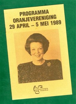 Beatrix' Koninginnedag - Programma Woudenberg 1989 - 1