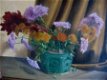 Herfst bloemstilleven - gesigneerd K. May - 1 - Thumbnail