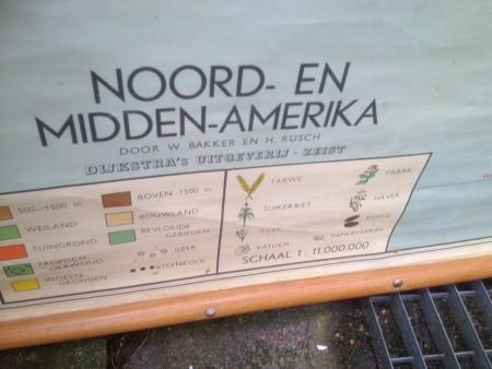 oude kaart noord en middenamerika - 1