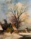 Schilderij winterlandschap - 1 - Thumbnail