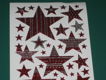 Stickervel --- STERREN --- 197024 --- ROOD-ZILVER GLITTER - 1 - Thumbnail