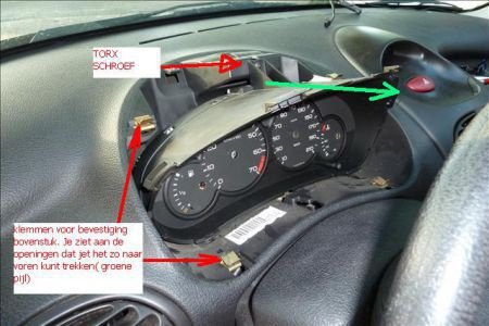 Kilometerteller toerenteller snelheidsmeter Peugeot 206 - 1