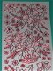 Stickervel -- KERSTBLOEMEN / KERSTSTERREN --- 123269 -- ROOD - 1 - Thumbnail