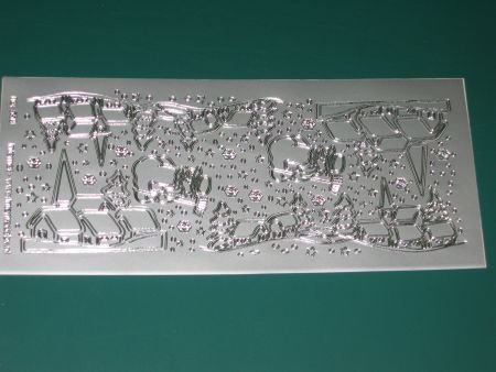 Stickervel --- DORP IN DE SNEEUW --- 558 --- ZILVER - Afbeelding 2