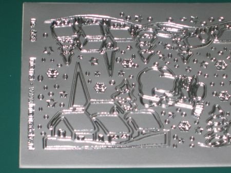 Stickervel --- DORP IN DE SNEEUW --- 558 --- ZILVER - Afbeelding 3