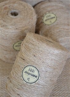 Jute touw 1 draad per mtr.