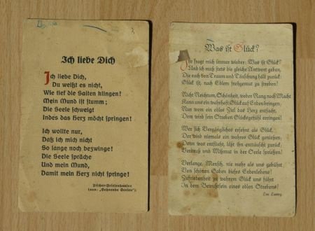 Wenskaarten / Postkaarten lotje, Duits, jaren'20. - 1