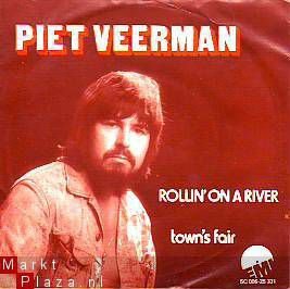 VINYLSINGLE * PIET VEERMAN (THE CATS) * ROLLIN' ON A RIVER - 1