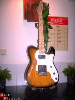 Dillion Thinline Telecaster Hand crafted top gitaar - 1