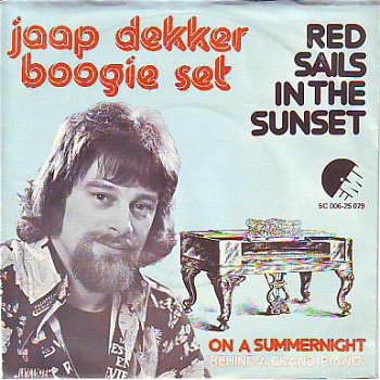 VINYLSINGLE * JAAP DEKKER * RED SAILS IN THE SUNSET * - 1