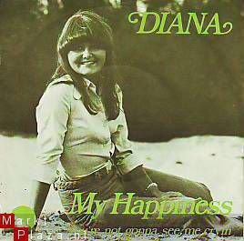 VINYLSINGLE * DIANA * MY HAPPINESS * HOLLAND 7