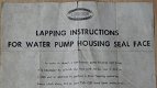 MOPAR instructie papier, waterpomp afdichting, jaren'50. - 3 - Thumbnail