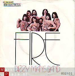 VINYLSINGLE * THE DIZZY MAN'S BAND * FIRE * GERMANY 7