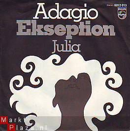 VINYLSINGLE * EKSEPTION * ADAGIO * GERMANY 7