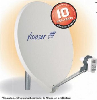 Visiosat satelliet schotel antenne, 65cm antraciet - 1