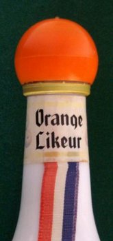 Porseleinen fles Wilhelmus Orange Likeur (Hooghoudt) - 1