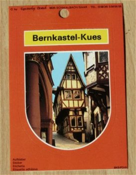 Sticker, van Bernkastel-Kues (BKS-FO-01). - 1