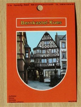 Sticker, van Bernkastel-Kues (BKS-FO-02). - 1